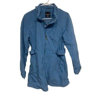 Marika Women's Blue‎ Zip Up Rain Jacket MEDIUM